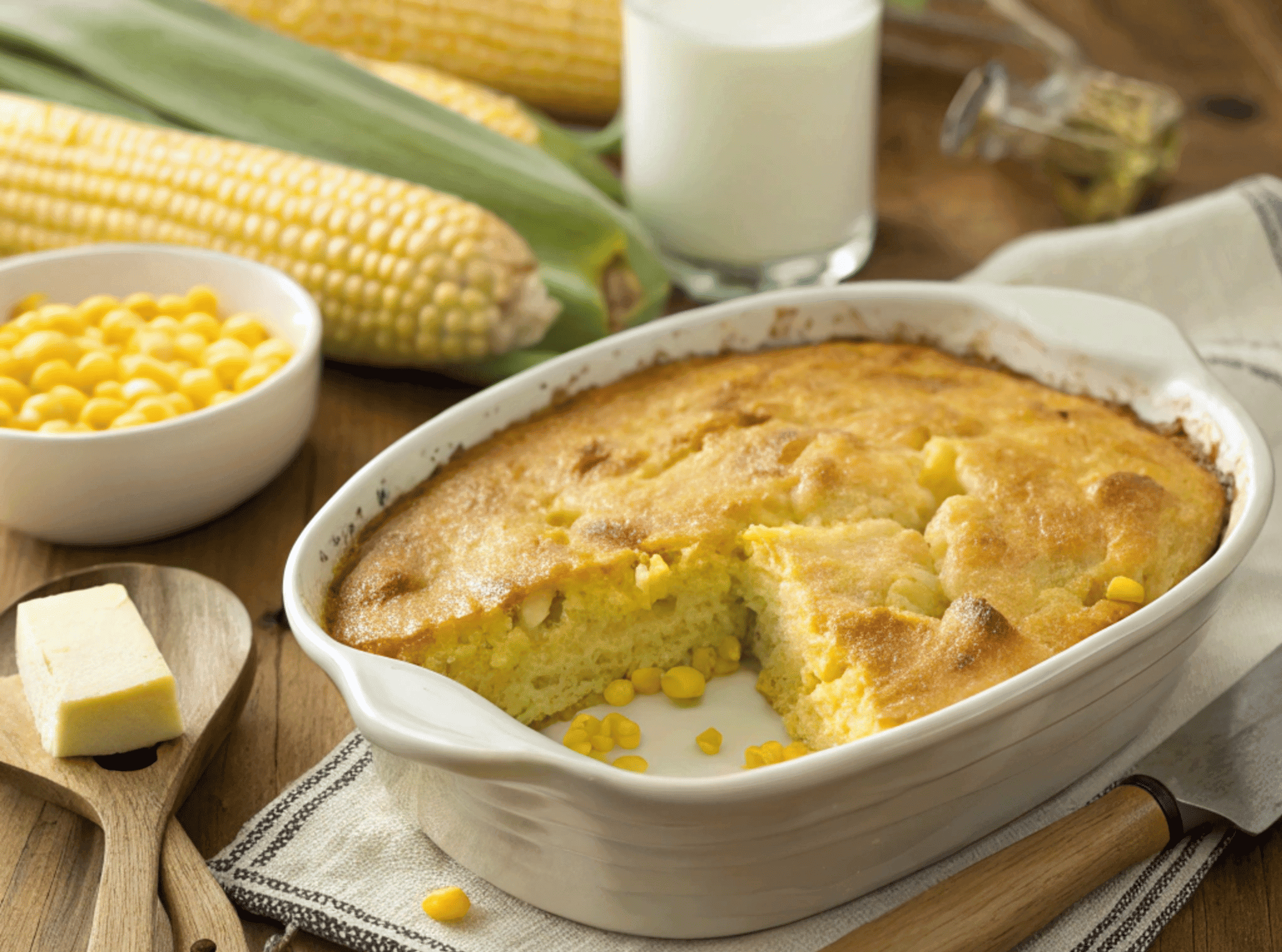 Corn Casserole Without Jiffy