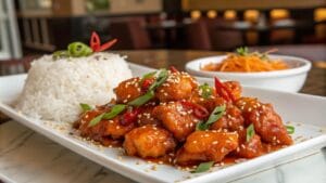 the Spicy Orange Chicken