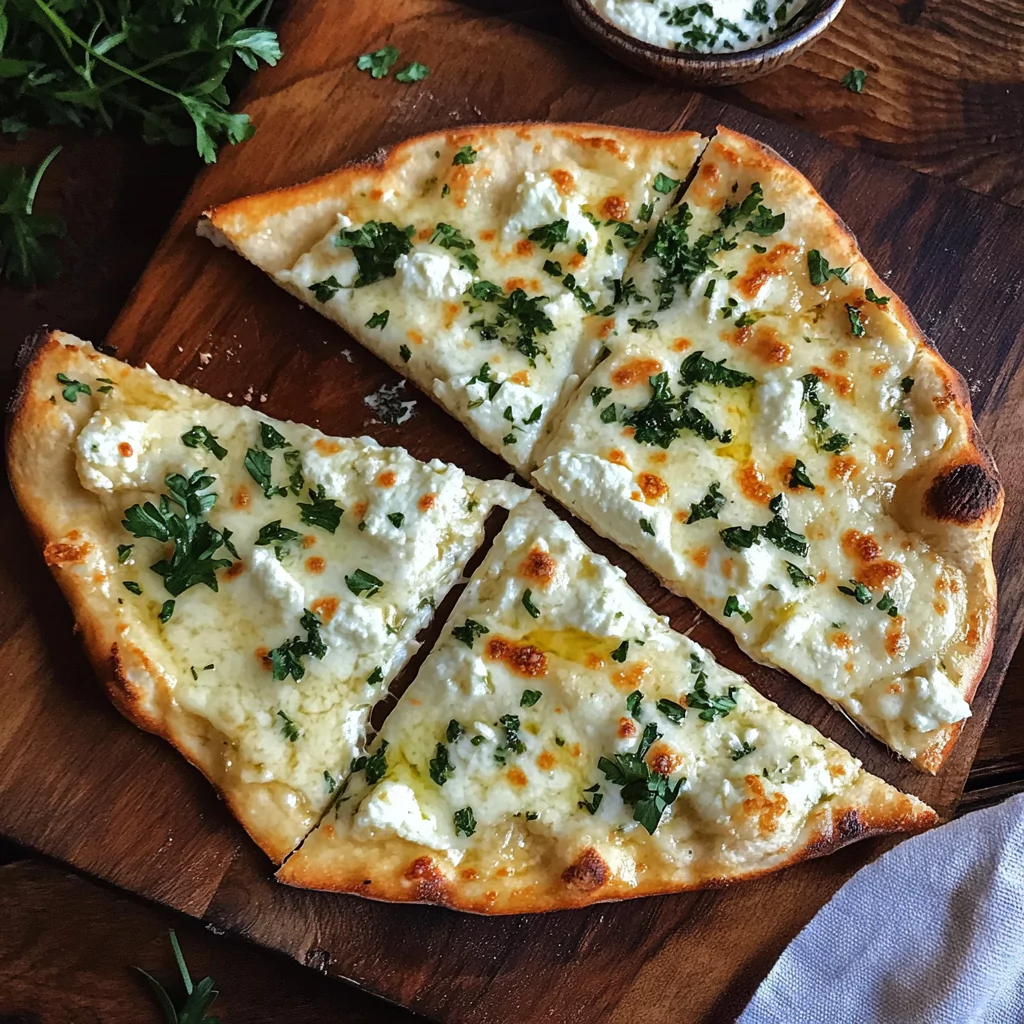 "Cottage cheese flatbread slices arranged on a plate, perfect as a high-protein snack or a versatile meal base.