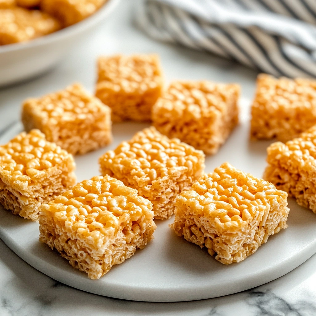 Rice Krispie treats falling apart during preparation.