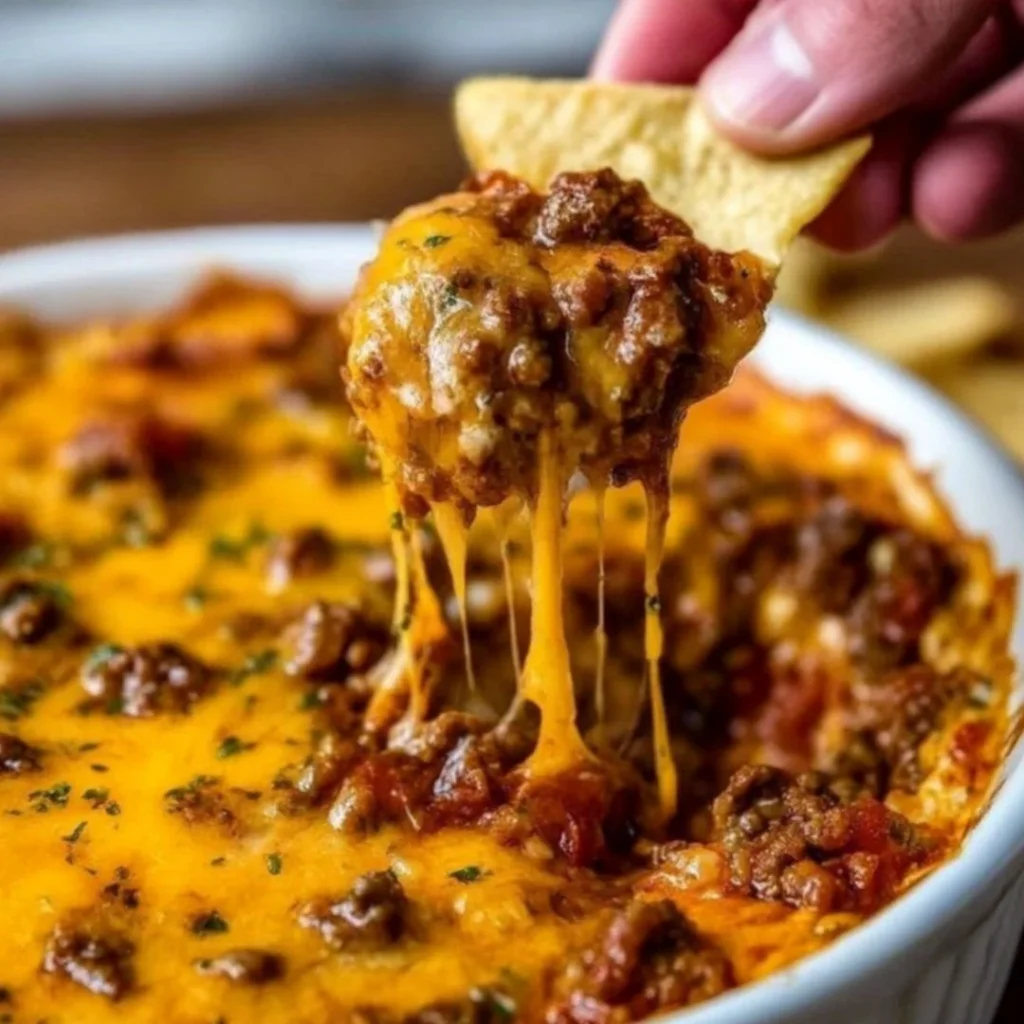 Delicious 5-ingredient football dip served in a bowl for game day snacks