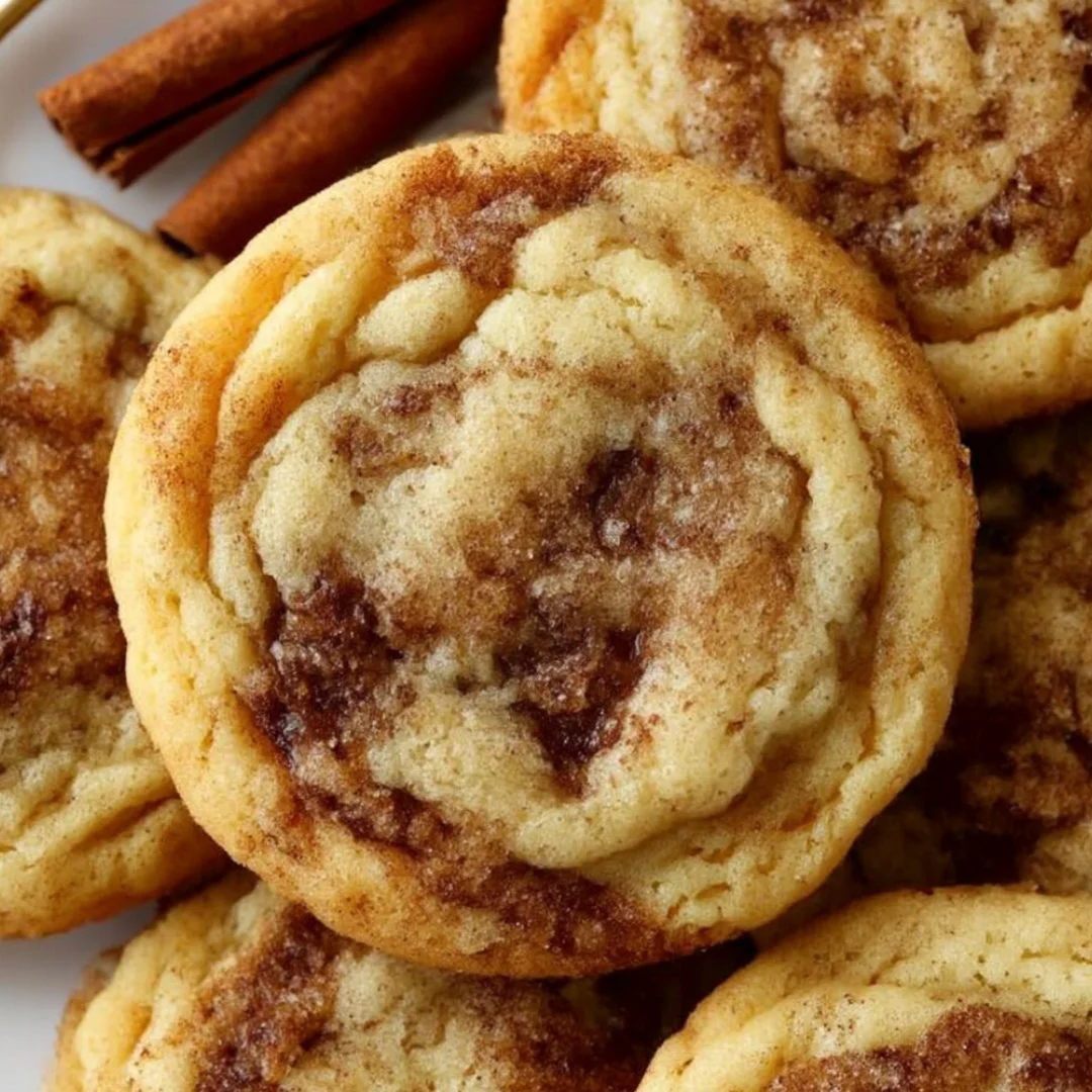Cinnamon Swirl Sugar Cookies on a plate, freshly baked and ready to enjoy