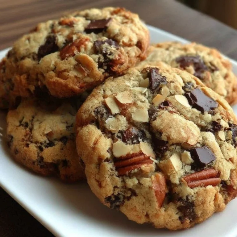 Plate of Laura Bush's delicious cowboy cookies baked to perfection