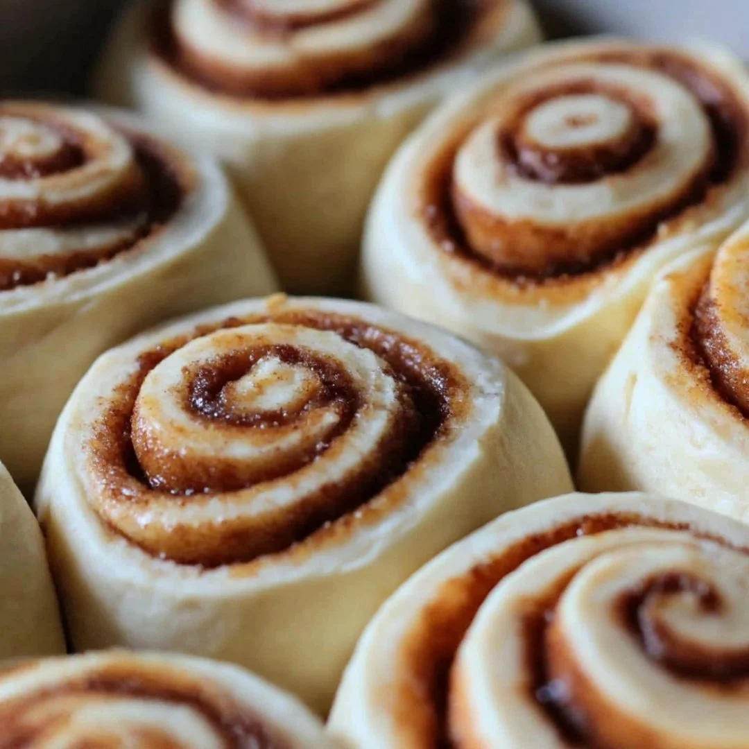 Delicious homemade sourdough cinnamon rolls baked to perfection