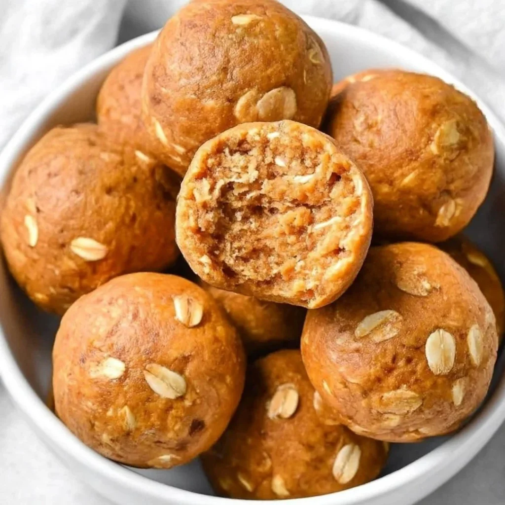 Delicious homemade pumpkin protein balls for a healthy snack