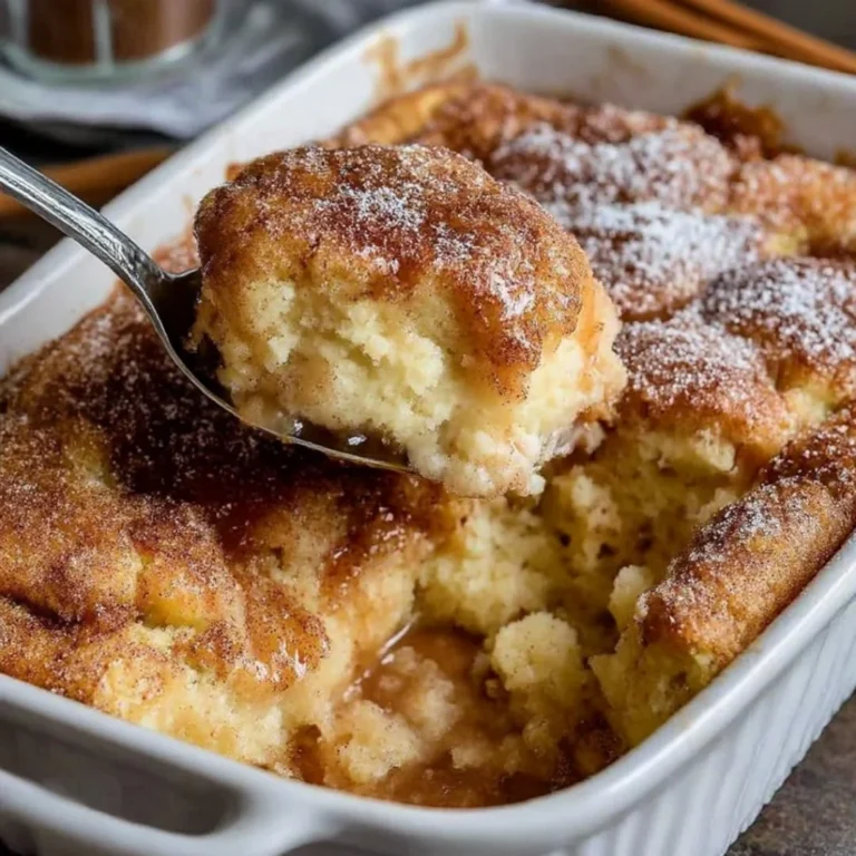Delicious Snickerdoodle Cobbler served warm with a cinnamon sugar topping