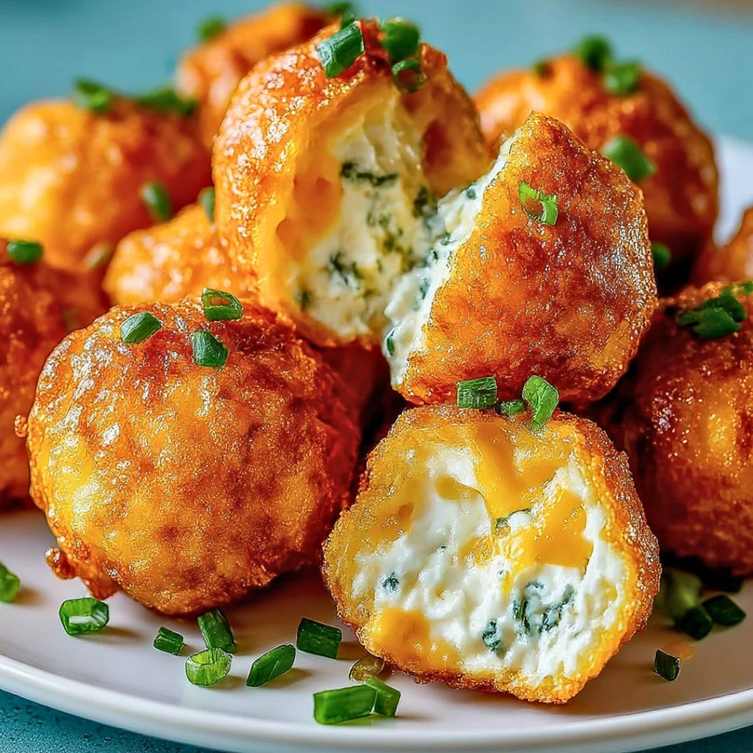 Delicious cream cheese poppers served as a tasty appetizer.
