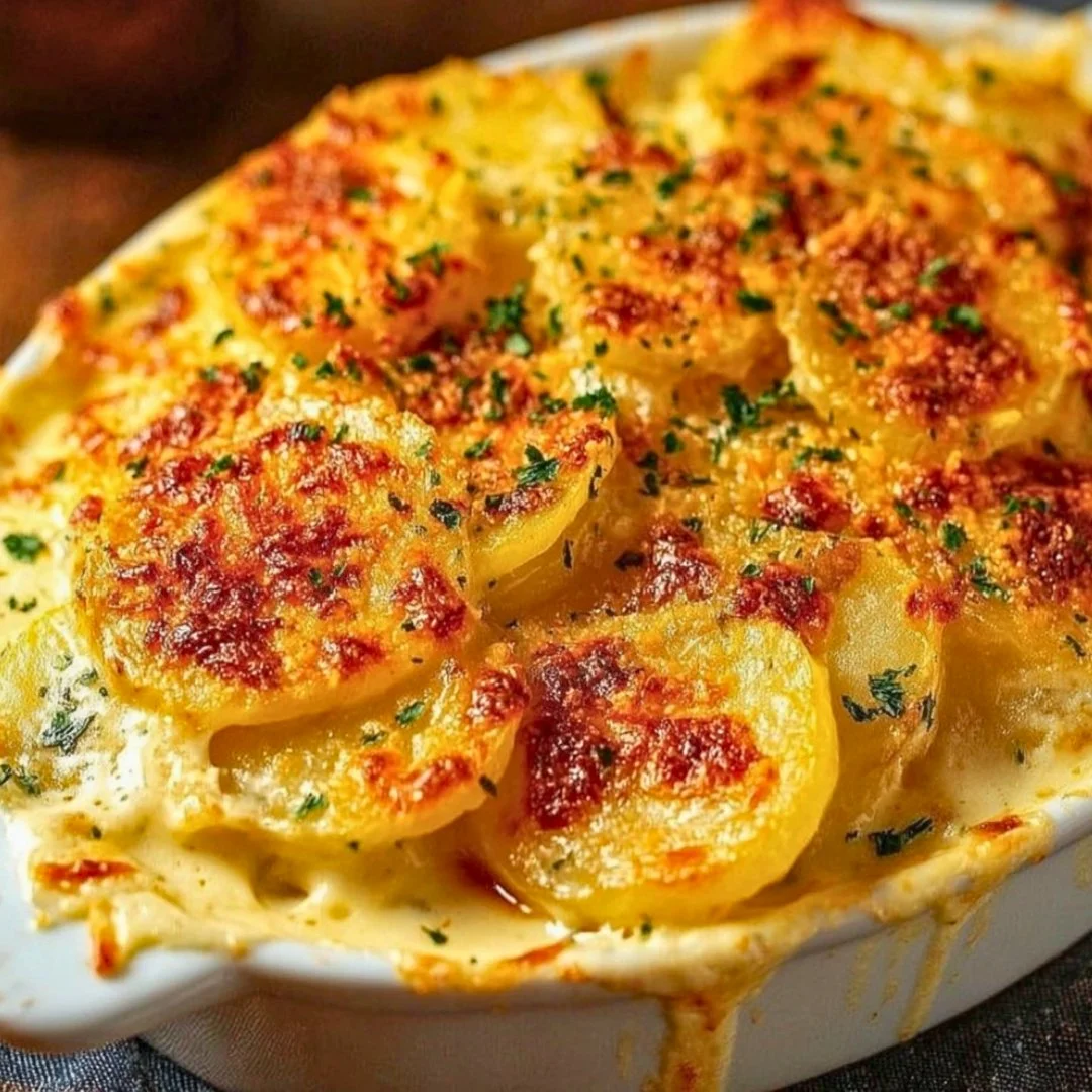 Creamy Ruth's Chris Potatoes served in a bowl, ready to enjoy.