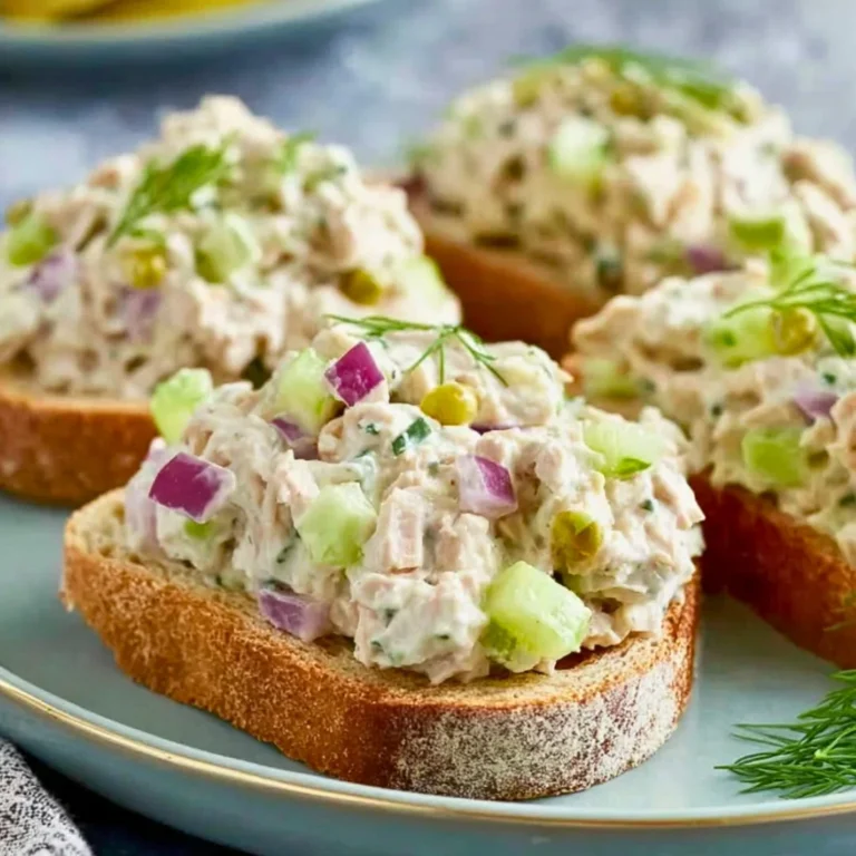 Healthy Cottage Cheese Tuna Salad recipe with fresh ingredients and rich flavor