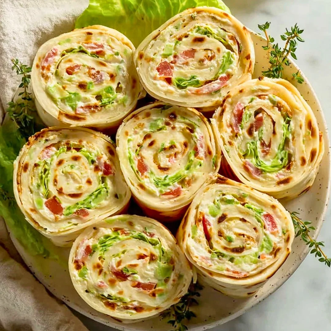 High Protein Cottage Cheese Flatbread served with toppings