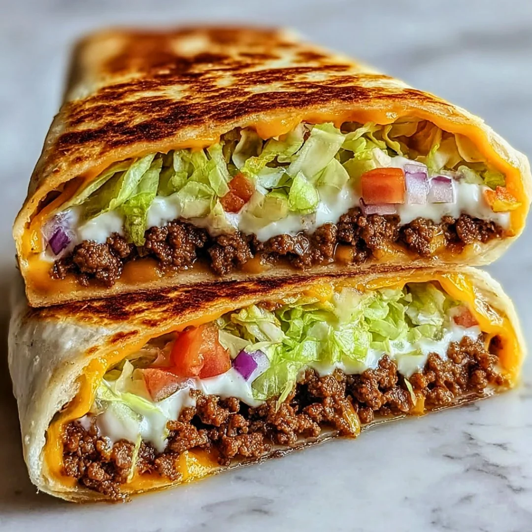 Keto Crunchwraps recipe with fresh ingredients for a healthy meal option