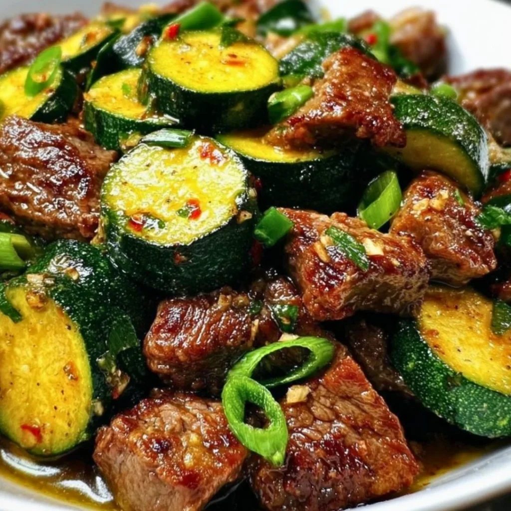 Delicious garlic butter steak bites served in a skillet, perfect for a quick dinner.