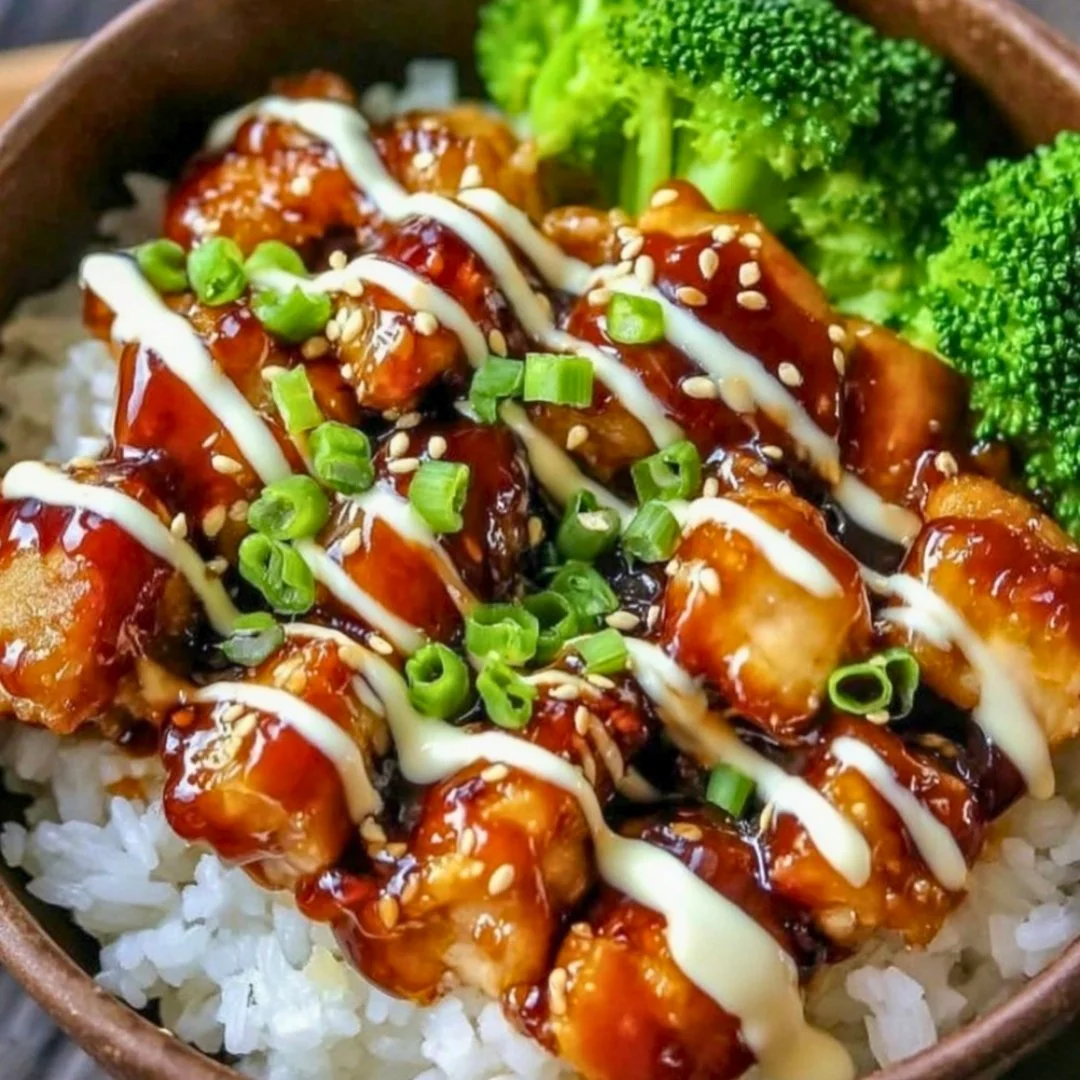 Sticky chicken rice bowls recipe for delicious and satisfying meals