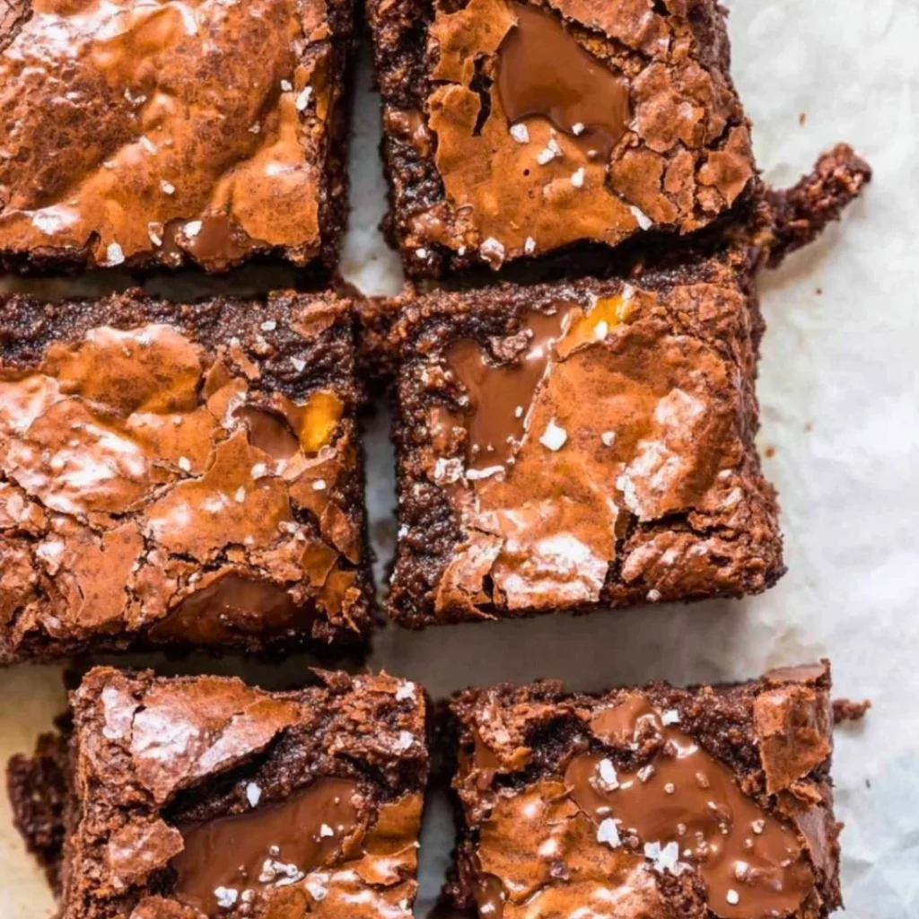 Delicious homemade keto brownies on a plate