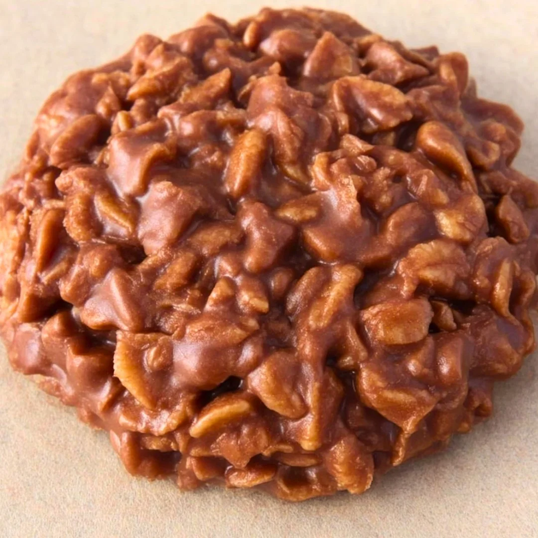 Keto no-bake cookies on a plate, perfect for a low-carb treat