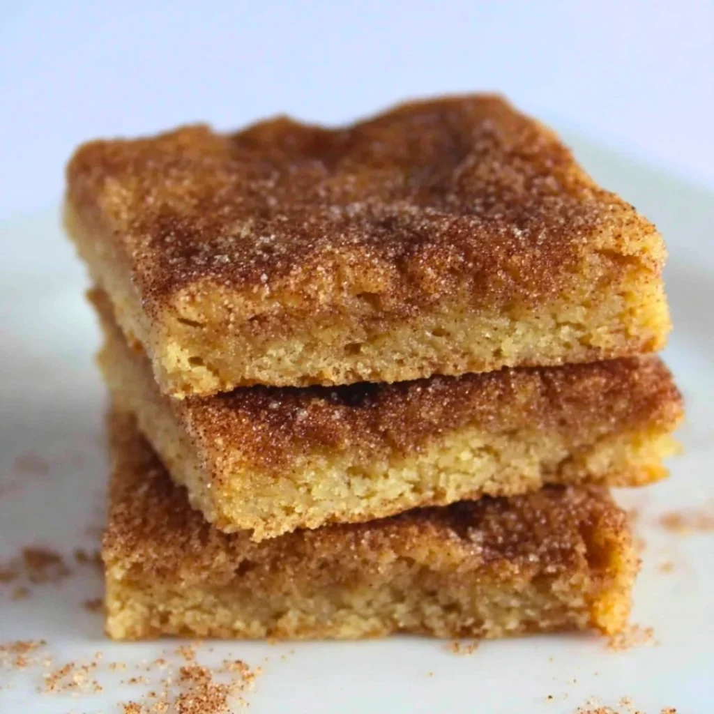 Delicious churro bars freshly baked for Cinco de Mayo celebration.