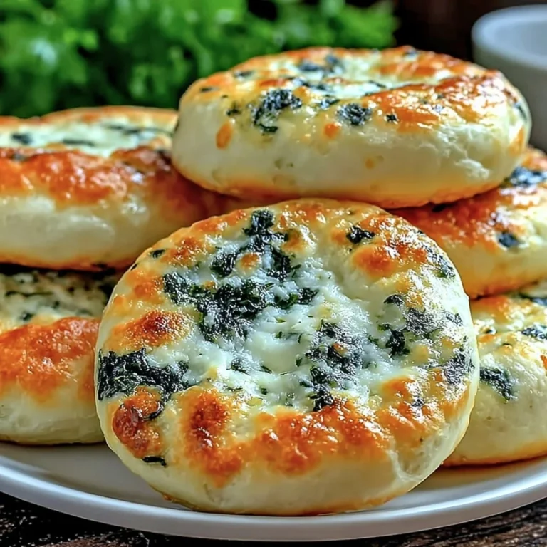 Delicious spinach cottage cheese flagels ready to enjoy for any meal