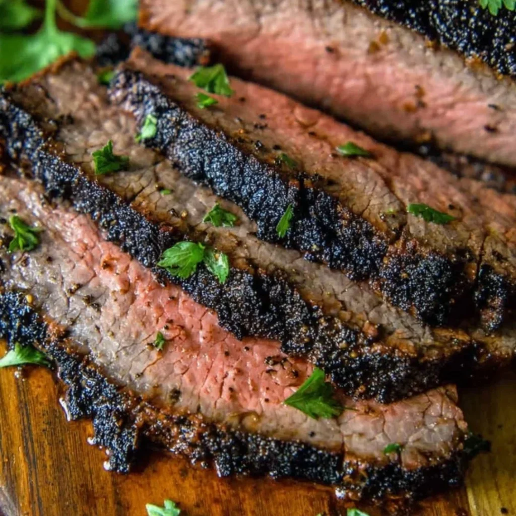Juicy Tri Tip steak grilled to perfection, served with sides.