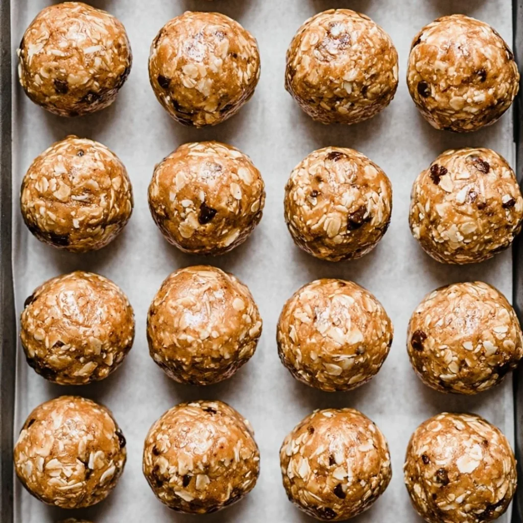 Chocolate Peanut Butter Protein Balls for a healthy snack rich in protein.