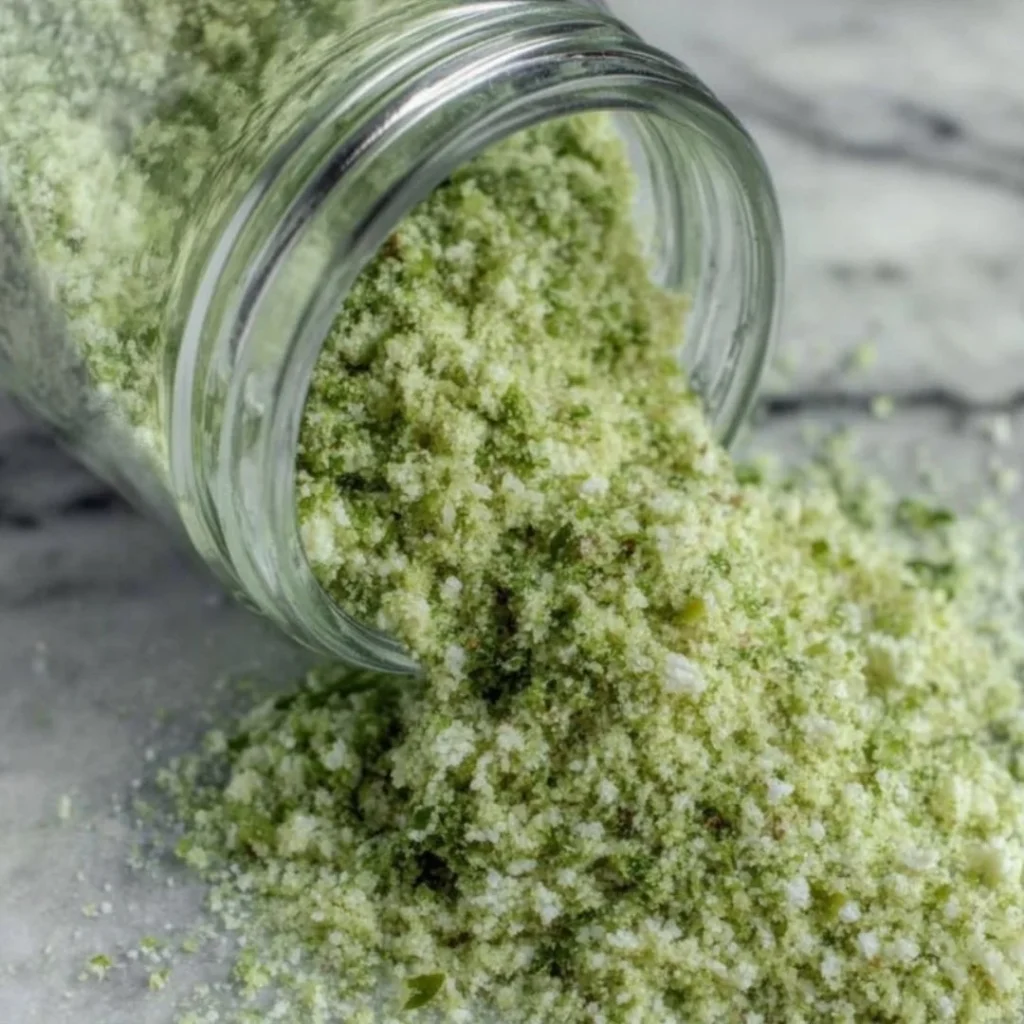 Homemade jalapeno salt for flavoring food