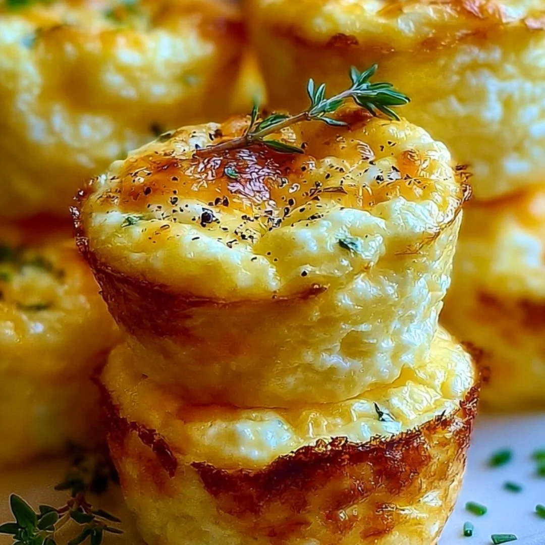 Delicious easy cottage cheese egg bites served in a bowl